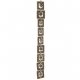 Fashion strung beads, square flower