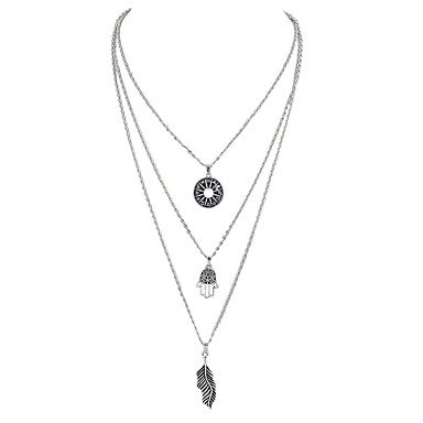 Layered necklace long necklace jewelry