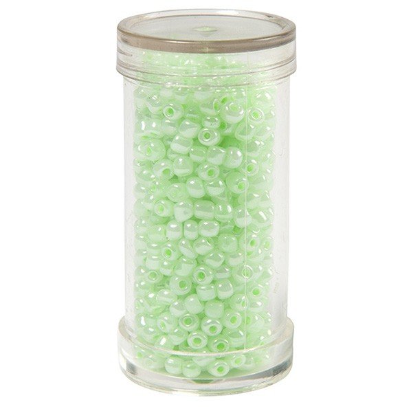 Seed beads, pearls green - Size 8