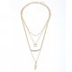 Layered necklace long necklace female fashion jewelry necklace