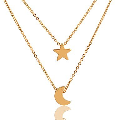 Layered necklace women necklace jewelry necklace on Star