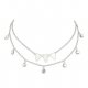 Women wrapped layered necklace necklace simple necklace jewelry