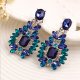 Female zircon earrings, zircon fall for